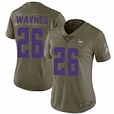 Women Nike Vikings 26 Trae Waynes Olive Salute To Service Limited Jersey Dzhi,baseball caps,new era cap wholesale,wholesale hats